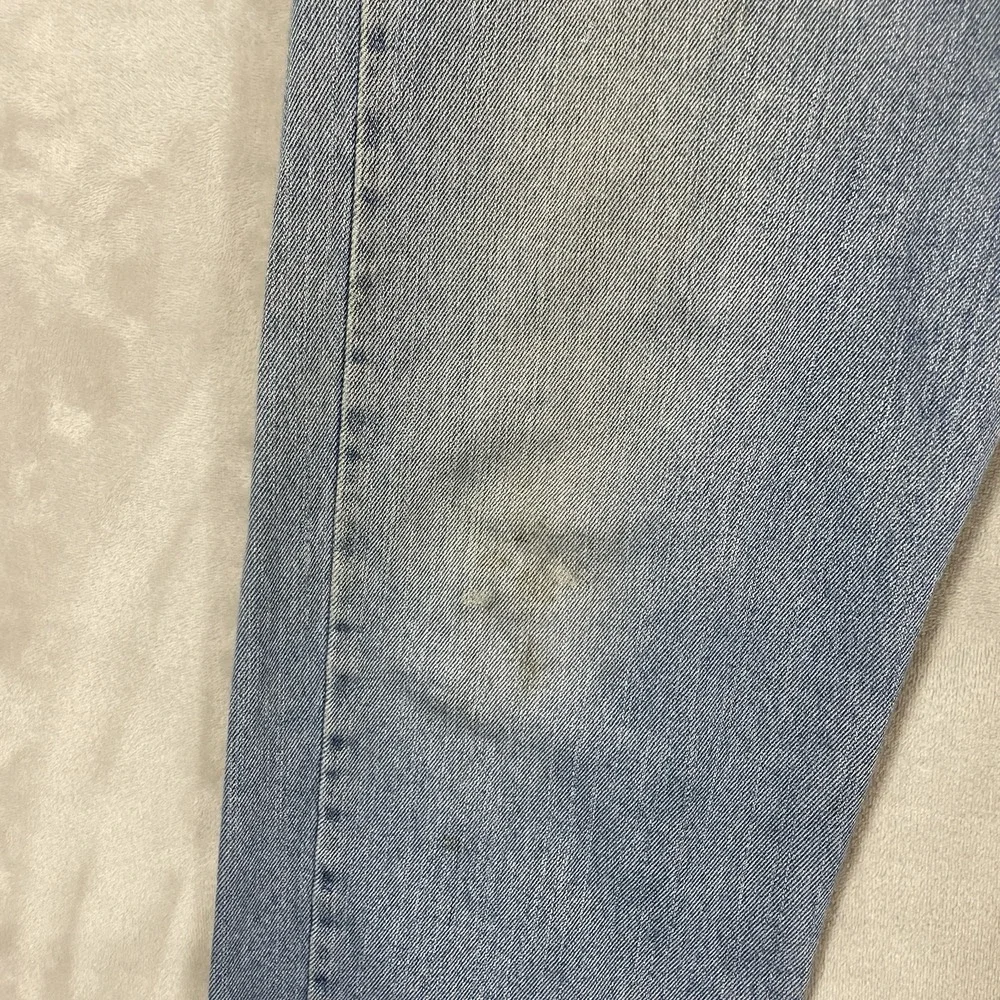 Y2K Levis 505 Jeans Mens 38x34 (fit 38x32) Distressed Light Wash Grunge Vtg 2005